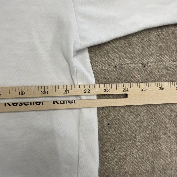 Vintage Marci lipmen cow shirt mens large white 2000s y2k long sleeve - Picture 8 of 10